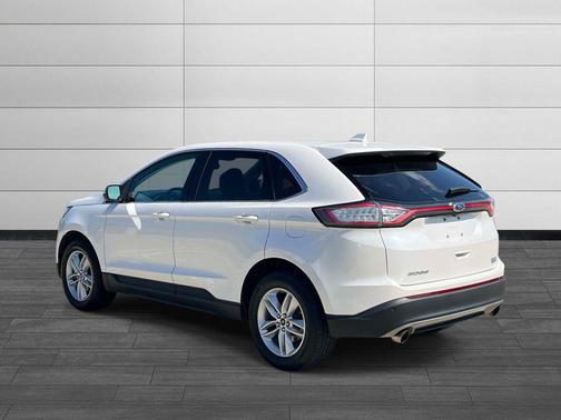 White Platinum Clearcoat Metallic 2017 Ford Edge SEL