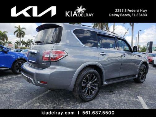 Gun Metallic 2019 Nissan Armada Platinum