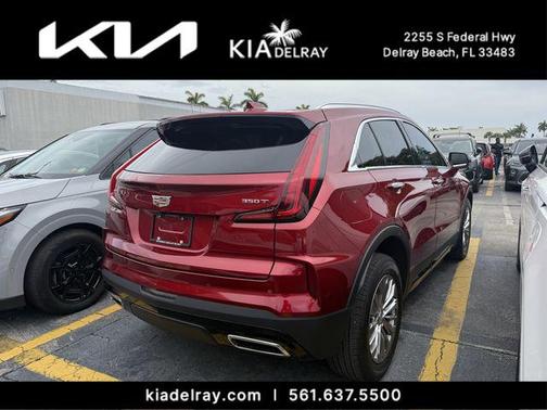 Radiant Red Tintcoat 2024 Cadillac XT4 Premium Luxury
