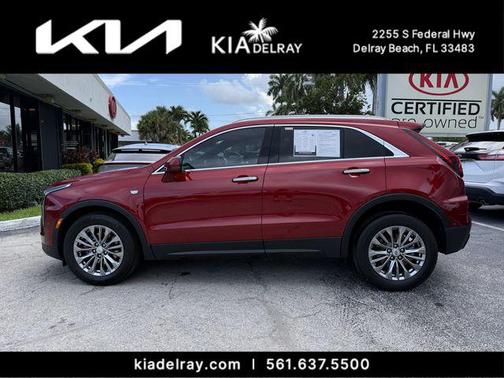 Radiant Red Tintcoat 2024 Cadillac XT4 Premium Luxury