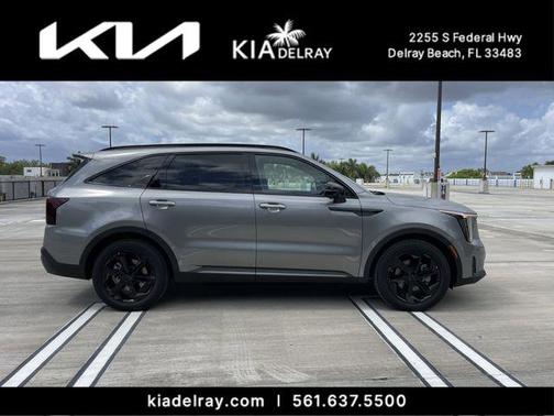Steel Gray 2026 Kia Sorento Hybrid SX Prestige