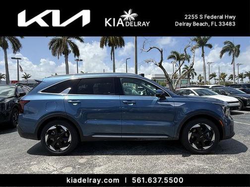 Mineral Blue 2026 Kia Sorento Plug-In Hybrid EX