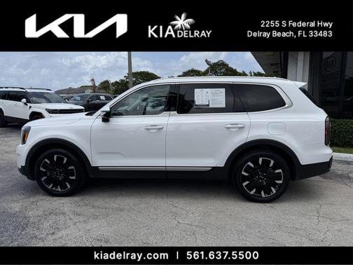 Glacial White Pearl 2024 Kia Telluride SX Prestige