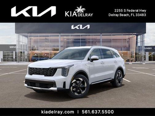 Snow White Pearl 2026 Kia Sorento Hybrid EX