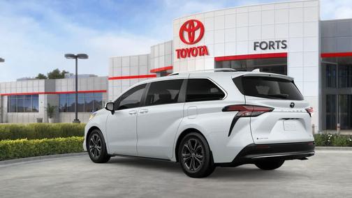 Wind Chill Pearl 2026 Toyota Sienna Platinum