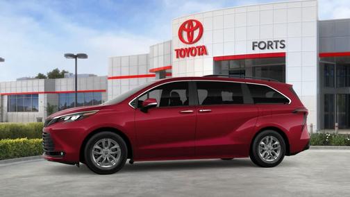 Ruby Flare Pearl 2026 Toyota Sienna XLE