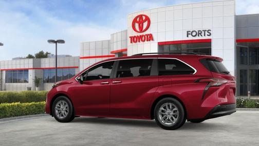 Ruby Flare Pearl 2026 Toyota Sienna XLE
