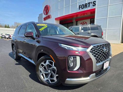 Sierra Burgundy 2022 Hyundai PALISADE Calligraphy