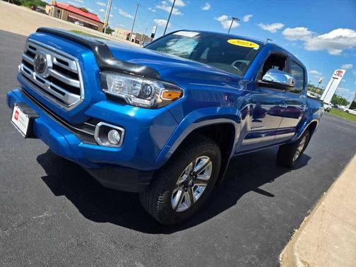 Blazing Blue Pearl 2018 Toyota Tacoma Limited