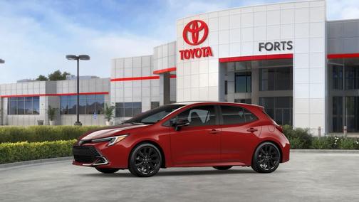 Finish Line Red 2026 Toyota Corolla XSE