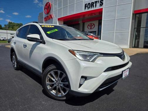 Blizzard Pearl 2017 Toyota RAV4 Limited