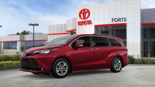 Ruby Flare Pearl 2026 Toyota Sienna XLE