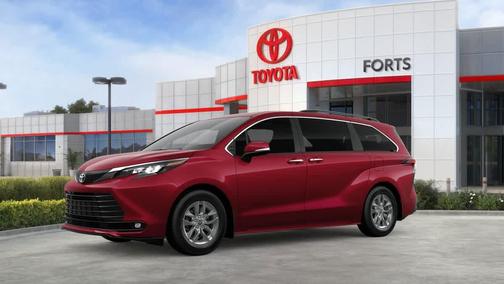 Ruby Flare Pearl 2026 Toyota Sienna XLE