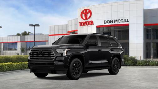 Midnight Black Metallic 2026 Toyota Sequoia Limited