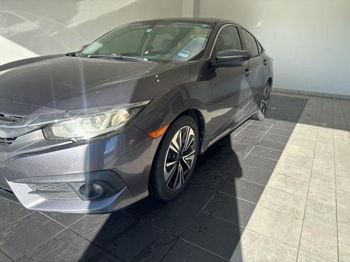 Modern Steel Metallic 2017 Honda Civic EX-T