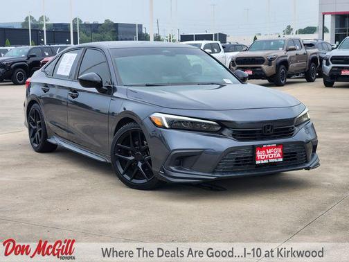 Meteorite Gray Metallic 2022 Honda Civic Sport