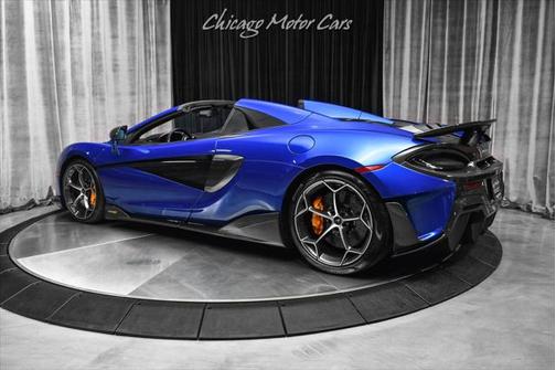 2020 McLaren 600LT MSO Burton Blue! Tons of Carbon Fiber! Carbon Ceramic Brakes! Loaded!