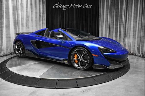 2020 McLaren 600LT MSO Burton Blue! Tons of Carbon Fiber! Carbon Ceramic Brakes! Loaded!