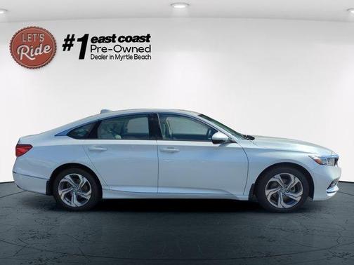 White 2019 Honda Accord EX-L