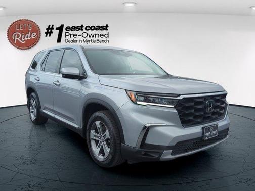 Lunar Silver Metallic 2023 Honda Pilot EX-L 8-Passenger