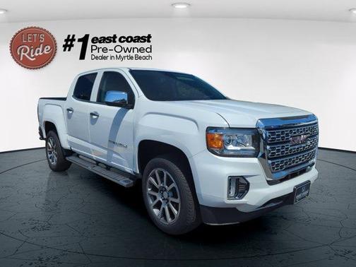 Summit White 2022 GMC Canyon Denali