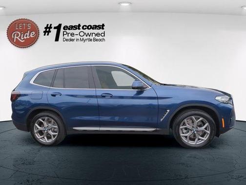 Phytonic Blue Metallic 2024 BMW X3 xDrive30i