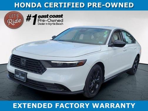 Platinum White Pearl 2025 Honda Accord SE