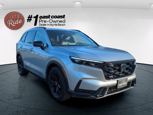 Solar Silver Metallic 2025 Honda CR-V Hybrid Sport-L