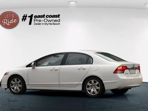 Alabaster Silver Metallic 2010 Honda Civic LX