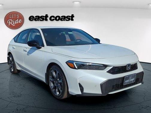 Platinum White Pearl 2026 Honda Civic Hybrid Sport Touring