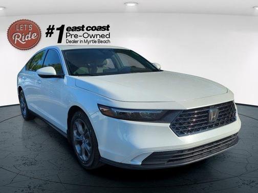 Platinum White Pearl 2024 Honda Accord EX