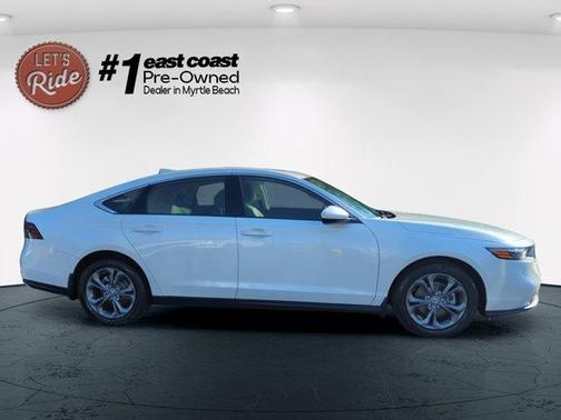 Platinum White Pearl 2024 Honda Accord EX