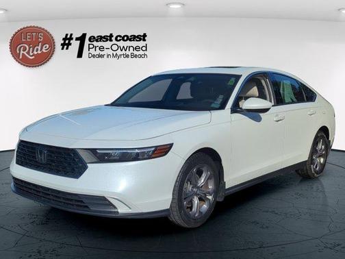 Platinum White Pearl 2024 Honda Accord EX