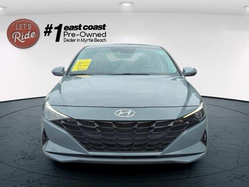 Electric Shadow 2023 Hyundai ELANTRA HEV Blue