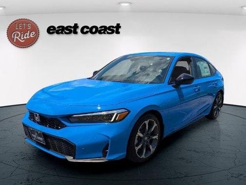 Boost Blue Pearl 2026 Honda Civic Hybrid Sport Touring