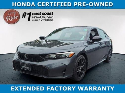 Meteorite Gray Metallic 2025 Honda Civic Sport