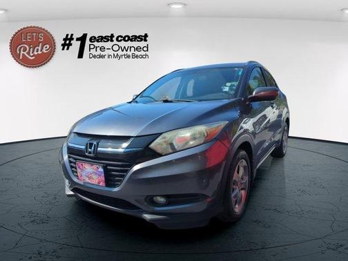 Modern Steel Metallic 2017 Honda HR-V EX-L w/Navigation