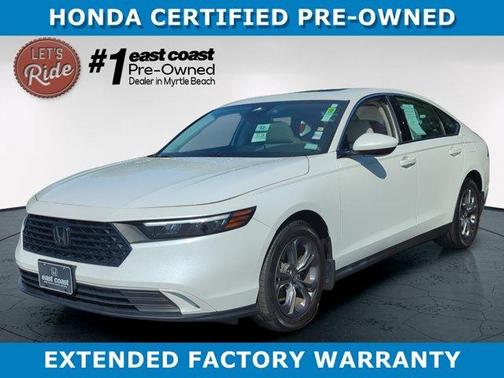 White 2023 Honda Accord EX