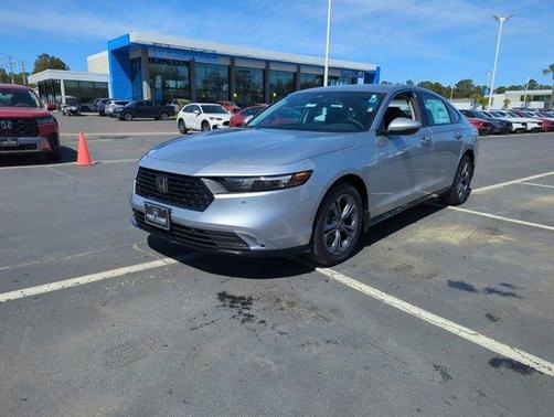 Solar Silver Metallic 2026 Honda Accord Hybrid EX-L