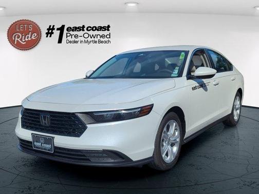Platinum White Pearl 2025 Honda Accord LX