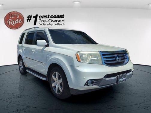 White Diamond Pearl 2015 Honda Pilot Touring