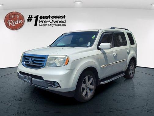White Diamond Pearl 2015 Honda Pilot Touring