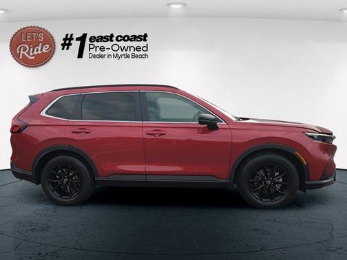 Radiant Red Metallic 2024 Honda CR-V Hybrid Sport