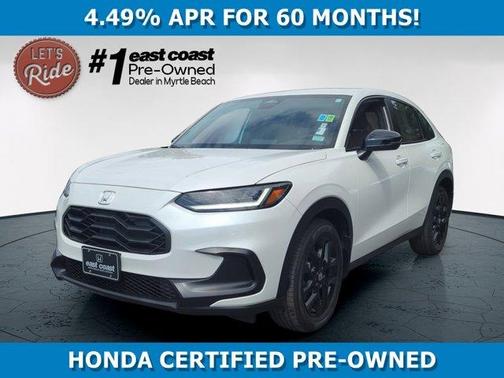 Platinum White Pearl 2024 Honda HR-V Sport
