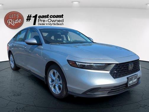 Solar Silver Metallic 2025 Honda Accord LX