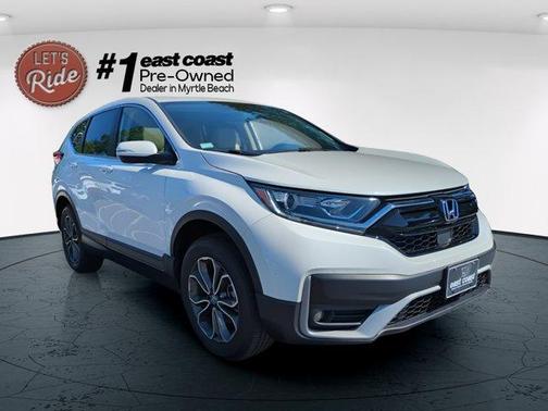 White 2020 Honda CR-V EX-L