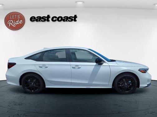 Platinum White Pearl 2026 Honda Civic Hybrid Sport