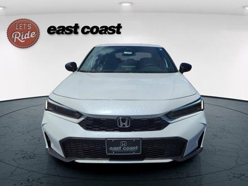 Platinum White Pearl 2026 Honda Civic Hybrid Sport