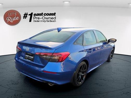 Aegean Blue Metallic 2024 Honda Civic Sport