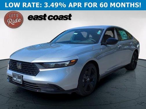 Solar Silver Metallic 2026 Honda Accord Hybrid Sport-L